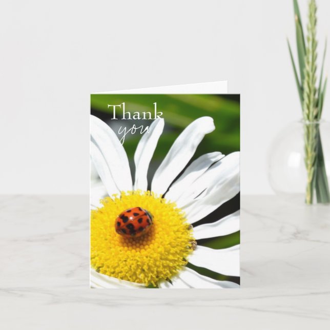 Thank you Ladybug Card (Front)