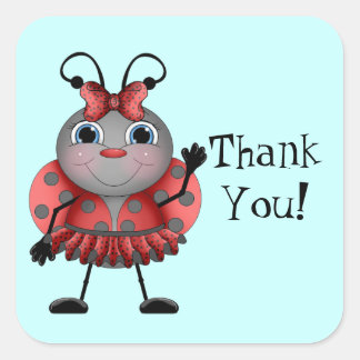 Cartoon Ladybugs Stickers | Zazzle