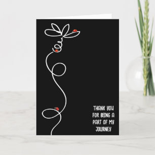 Thank You Ladybugs On Doodle Daisy Card