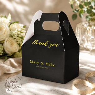 Thank You Large Gable Favor Box for Any Occasion