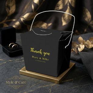 Thank You Large Take Out Favor Box for Any Occasio