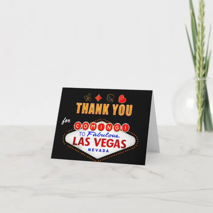 Las Vegas Sign Fabulous Personalised Wedding Table Number Name Cards 
