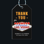 Thank You - Las Vegas Sign Fabulous Casino Night Gift Tags<br><div class="desc">Thank You for Coming to Fabulous Las Vegas Casino Night - Beautiful and Unique design for you. 

You can find the Matching Products here:</div>