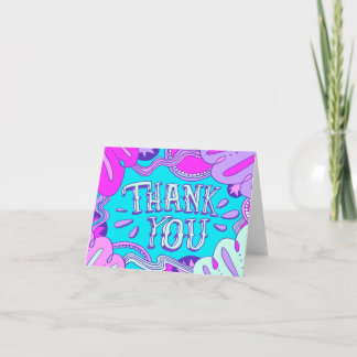 THANK YOU! LETTERPRESS THANK YOU CARD