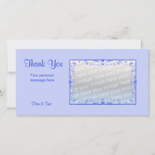 Thank You Light Blue Card