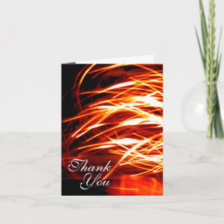 Thank You Light-Paint Photo Card