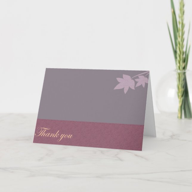 Thank you - Liliac Card (Front)