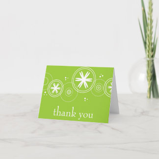 thank you, lime thank you card