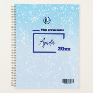 Thank you & Logo & Text personalize Planner