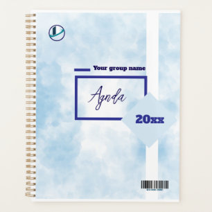 Thank you & Logo & Text personalize Planner