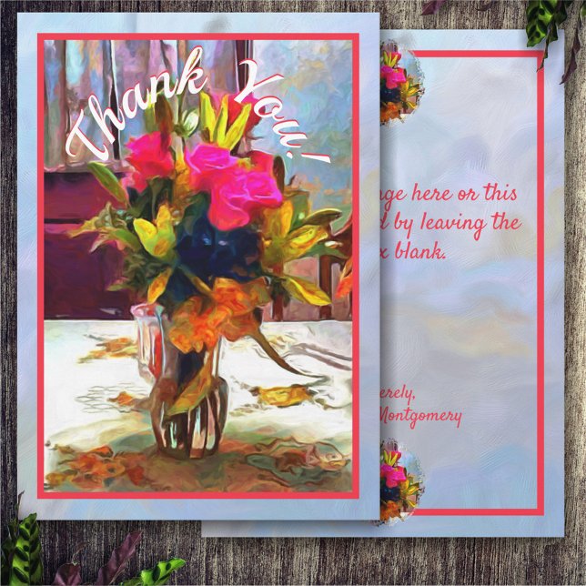 Thank You Love's Flowers PM0001 Card (Creator Uploaded)