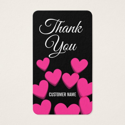 Thank You Loyal Customer Hearts (Front)