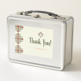 Thank You Lunchbox Personalized Favor Gift