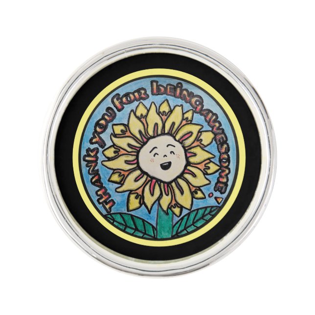 Thank You Magnet Lapel Pin (Front)