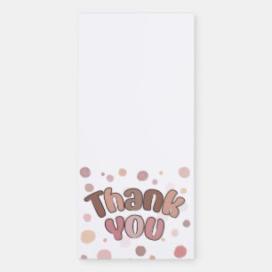 Thank you  magnetic notepad