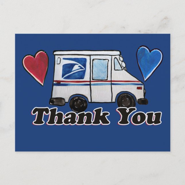 Thank You Mail Carriers Postal Workers             Postcard (Front)