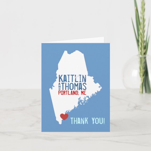Thank you - Maine - Customizable (Front)