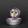 Thank YOU  Makeup Artist  Purple Rose Eyelashes Classic Round Sticker
