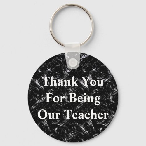 Thank You Male Teacher Classroom Appreciation Keychain