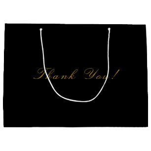 Thank You Mark Party Large Gift Bag
