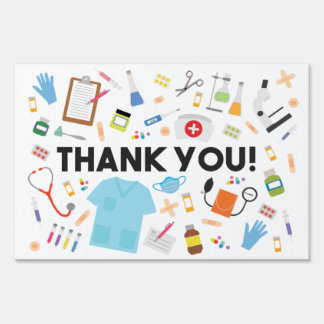 Thank you medical appreciation sign