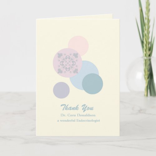 Thank You Medical Doctor Personalized Card