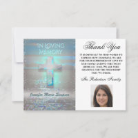 Thank You Memorial Photo Keepsake