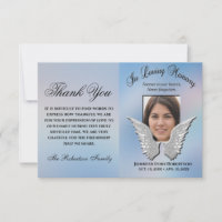 Thank You Memorial Photo Keepsake