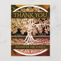 Thank You | Memorial | Tree of Life Postcard