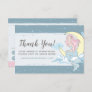 Thank You Mermaid Moon & Stars Mystical Siren Card