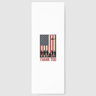 Thank You Military American Flag Shirt Design_1 Bookmarks