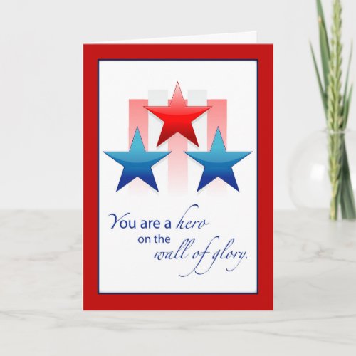 Thank You Military Service Patriotic Wall of Glory