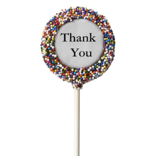 Thank You Milk Chocolate Dipped Oreo Cookie Pops