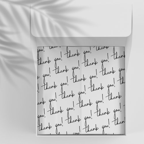 Thank You Minimalist Professional Branded Business Tissue Paper