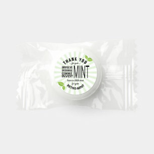 thank you mint retirement involvement commitment life saver® mints
