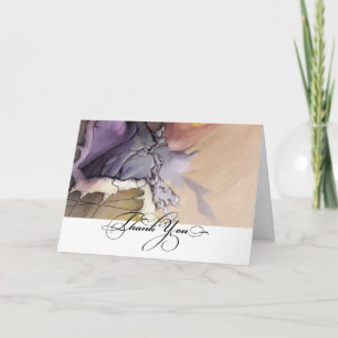 Thank You. Modern Abstract Painting You Card