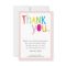 THANK YOU modern bright fun colorful typography