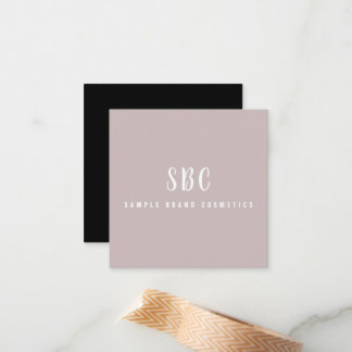 Thank You Modern Elegant Chic Cosmetics Business Note Card
