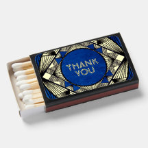 Thank You Modern Rustic Navy Blue Wood Groomsmen