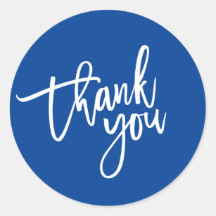 Thank You Blue Rectangle Stamp Stock Photo by ©outchill 380074392