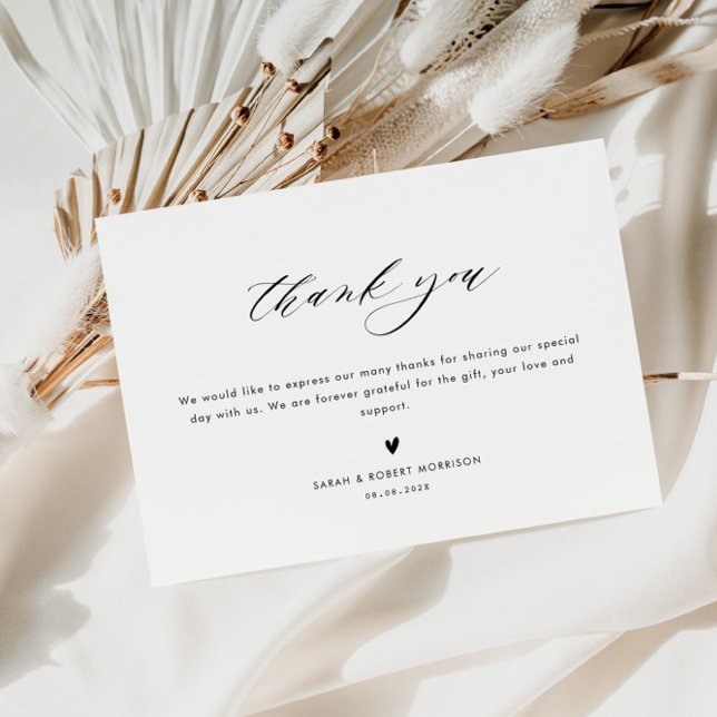 Thank you | modern wedding card (Creator Uploaded)
