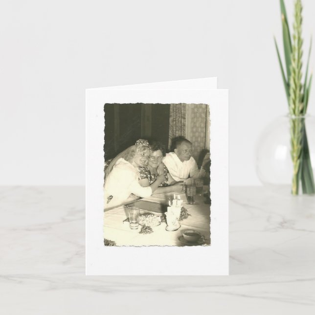 Thank You, Mom and Dad, for my Wedding! You Card (Front)