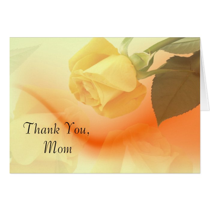 Thank You,Mom Card