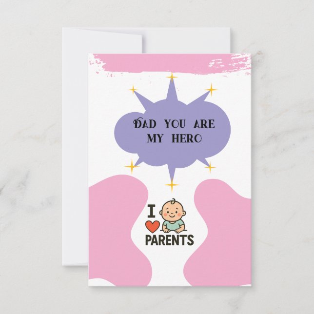 Thank You, Mom & Dad – Global Day of Parents Note Card (Front)