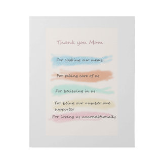 Thank You Mom Gallery Wrap