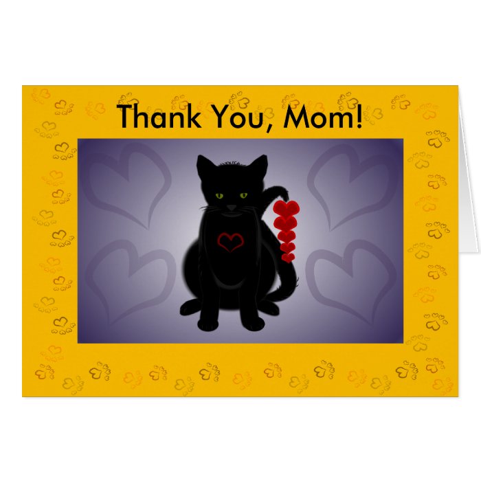 Thank you Mom Greeting Card