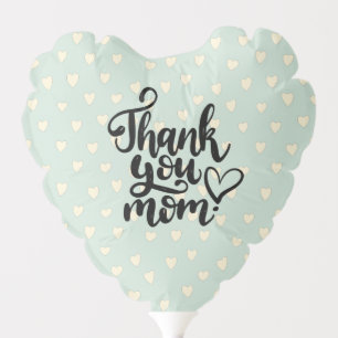 Thank You Mom Heart Balloon