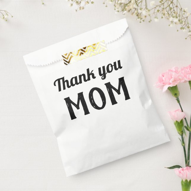 Thank you mom message favor bag (Sealed)