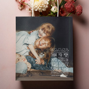 Thank You Mom Mother's Day Photo Gift Bag