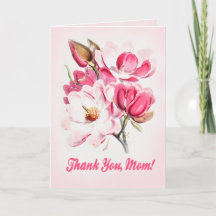 Thank You Mom Pink Vintage Magnolia